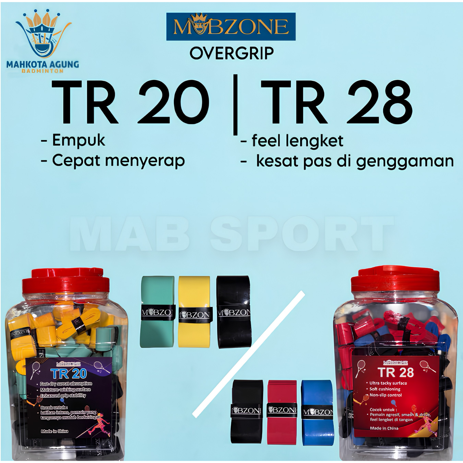 Grip Karet Raket TR20