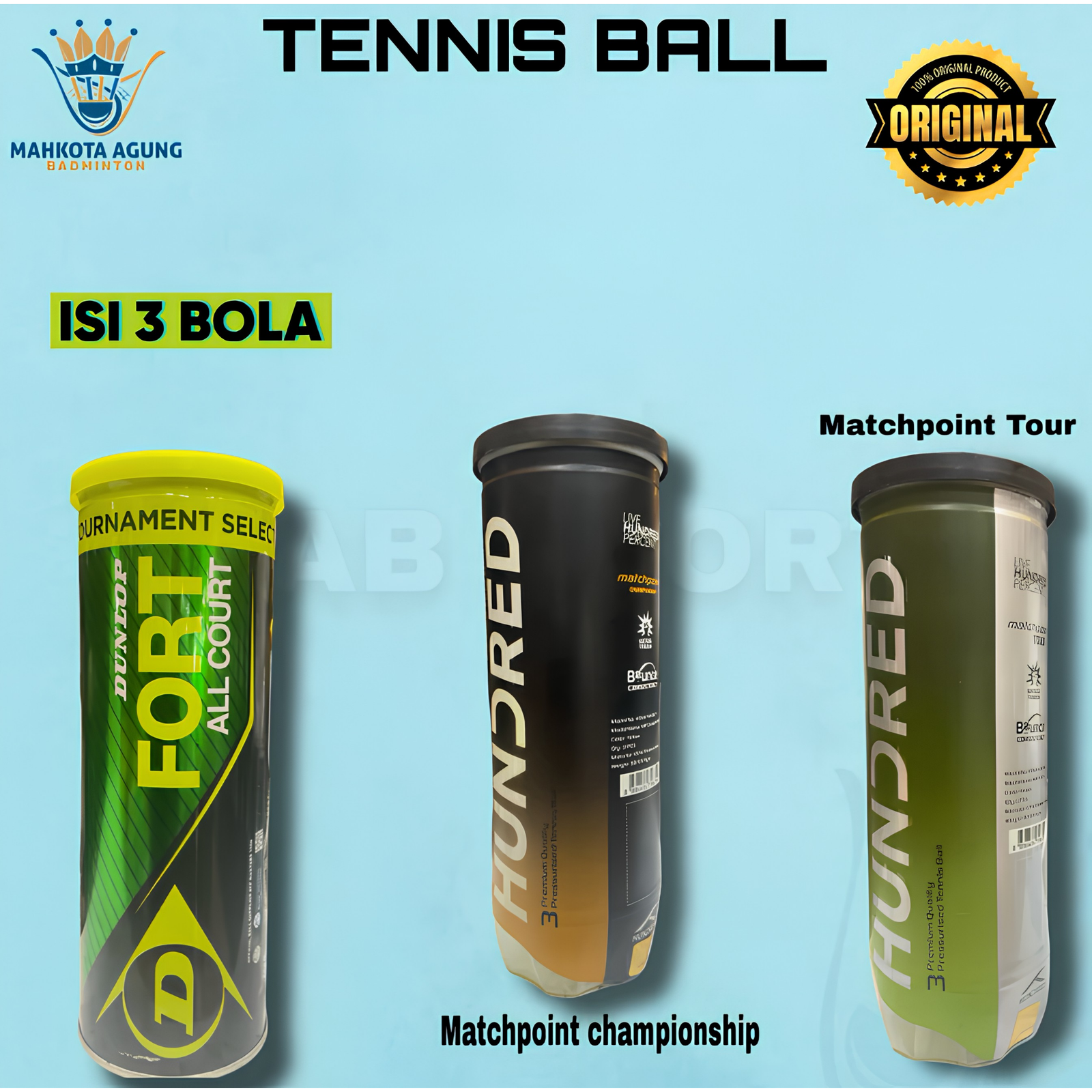 Bola Tenis Dunlop Fort