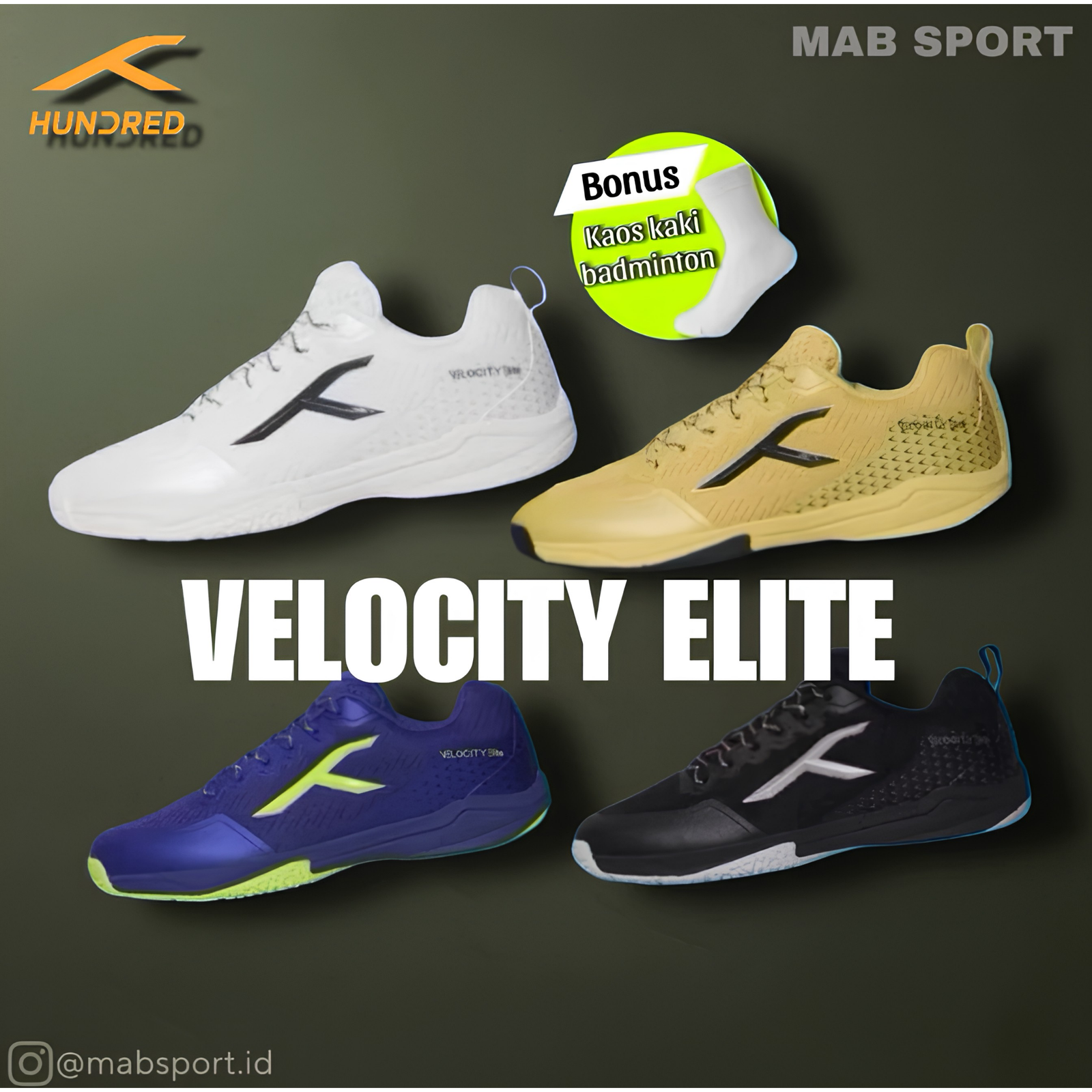 Sepatu Hundred Velocity Elite