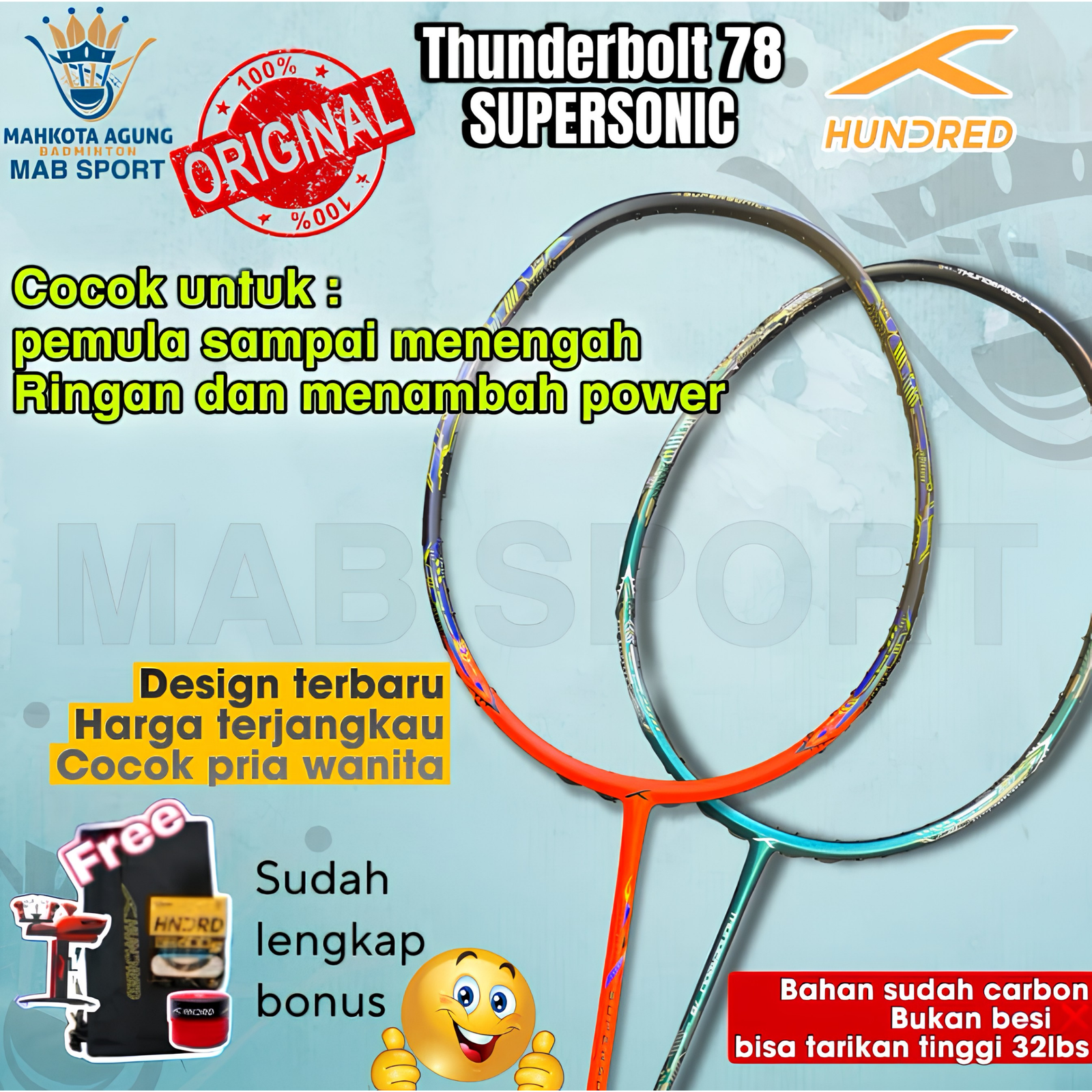 Raket Hundred Thunderbolt 78 Supersonic