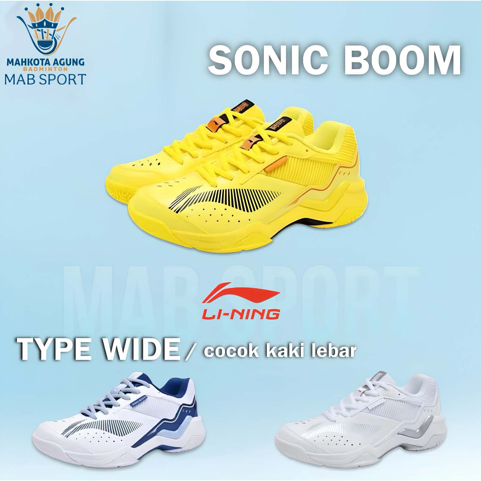 Sepatu Lining Sonic Boom