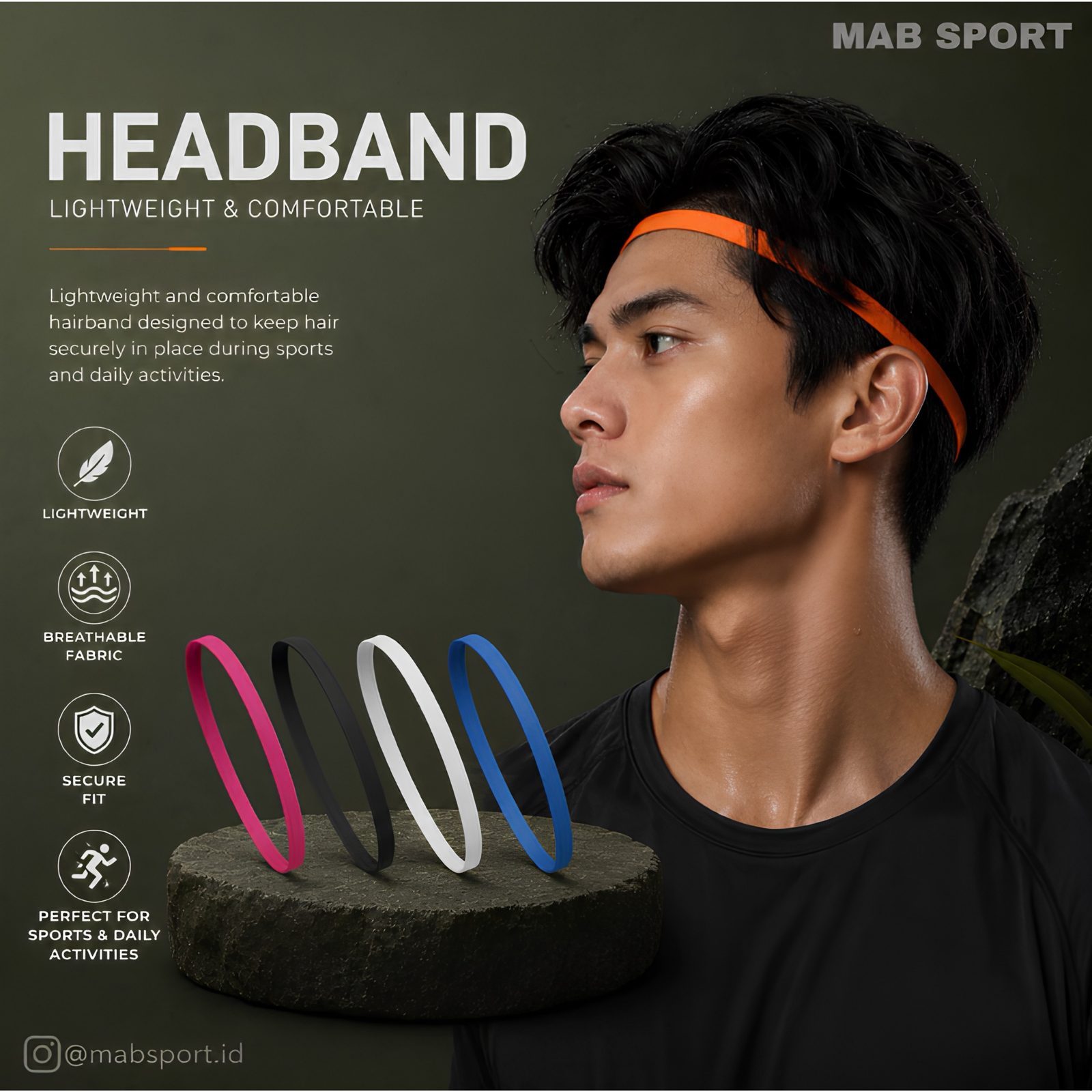 Headband Olahraga MABZONE
