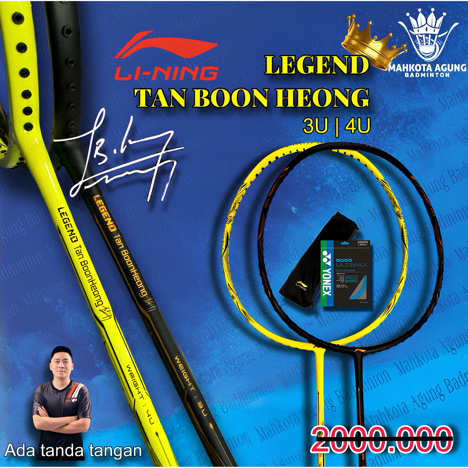Raket Lining Legend Tan Boon Heong