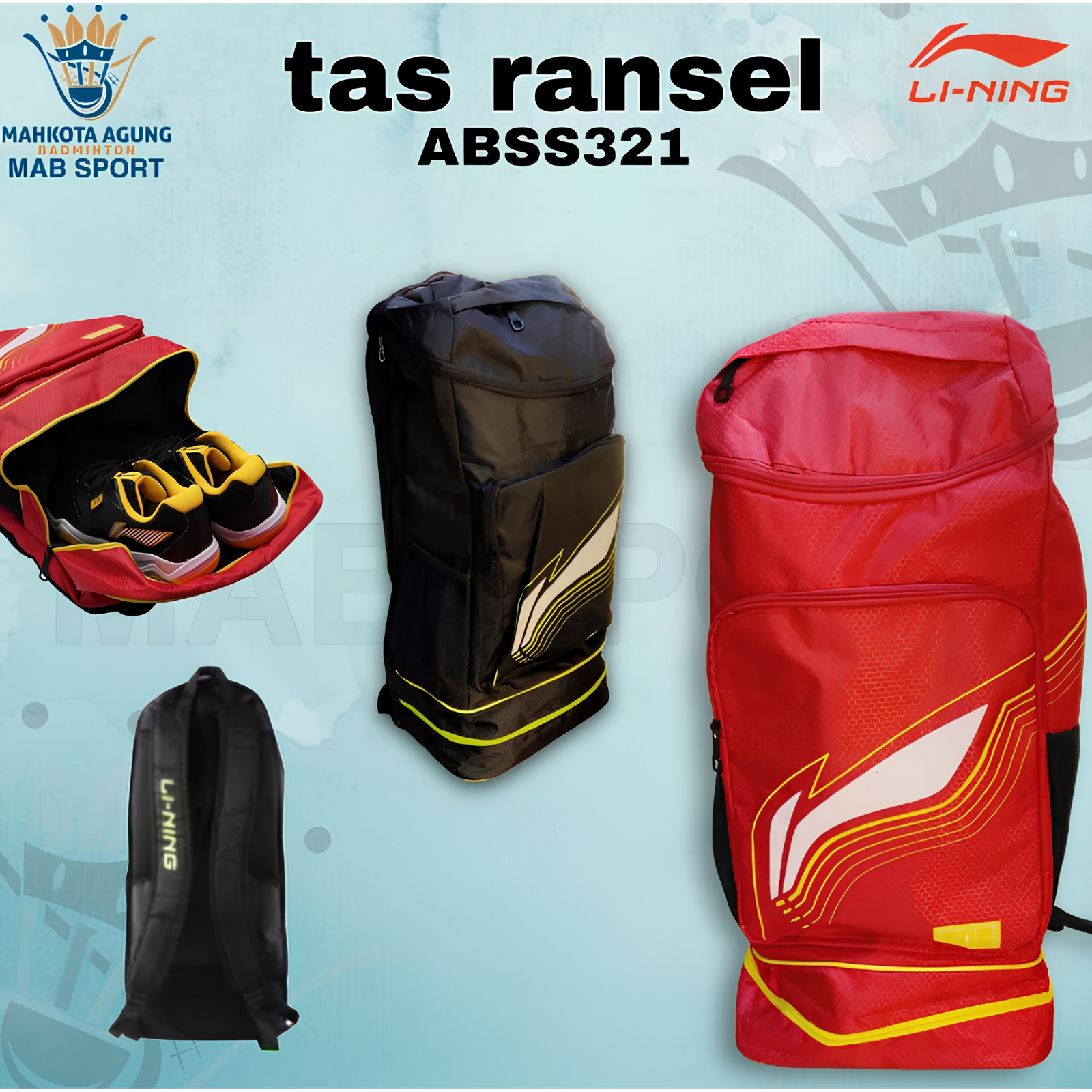 Tas Ransel Lining Court Pro