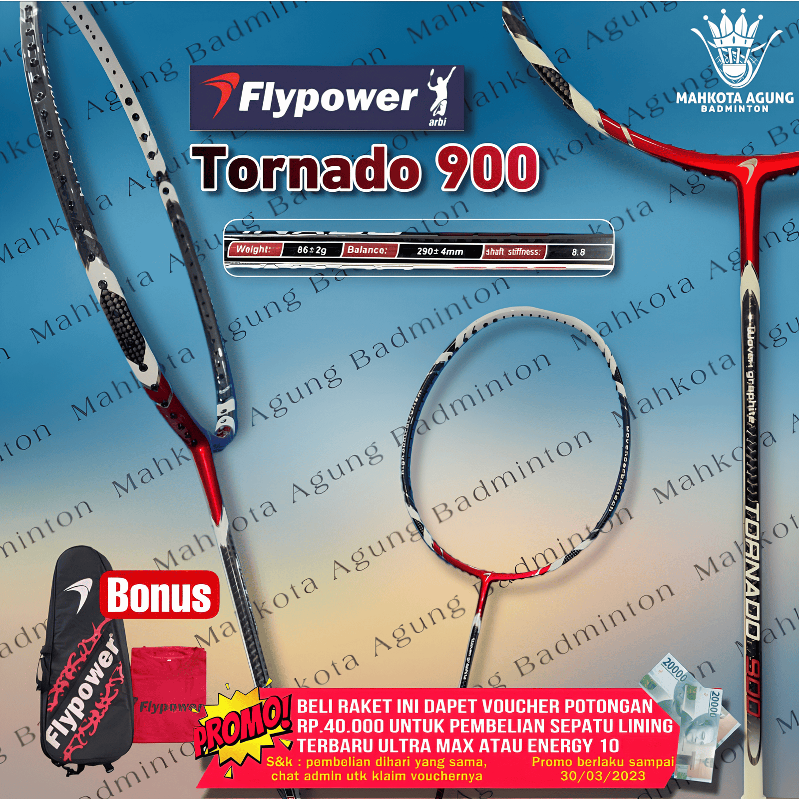 Raket Flypower Tornado 900