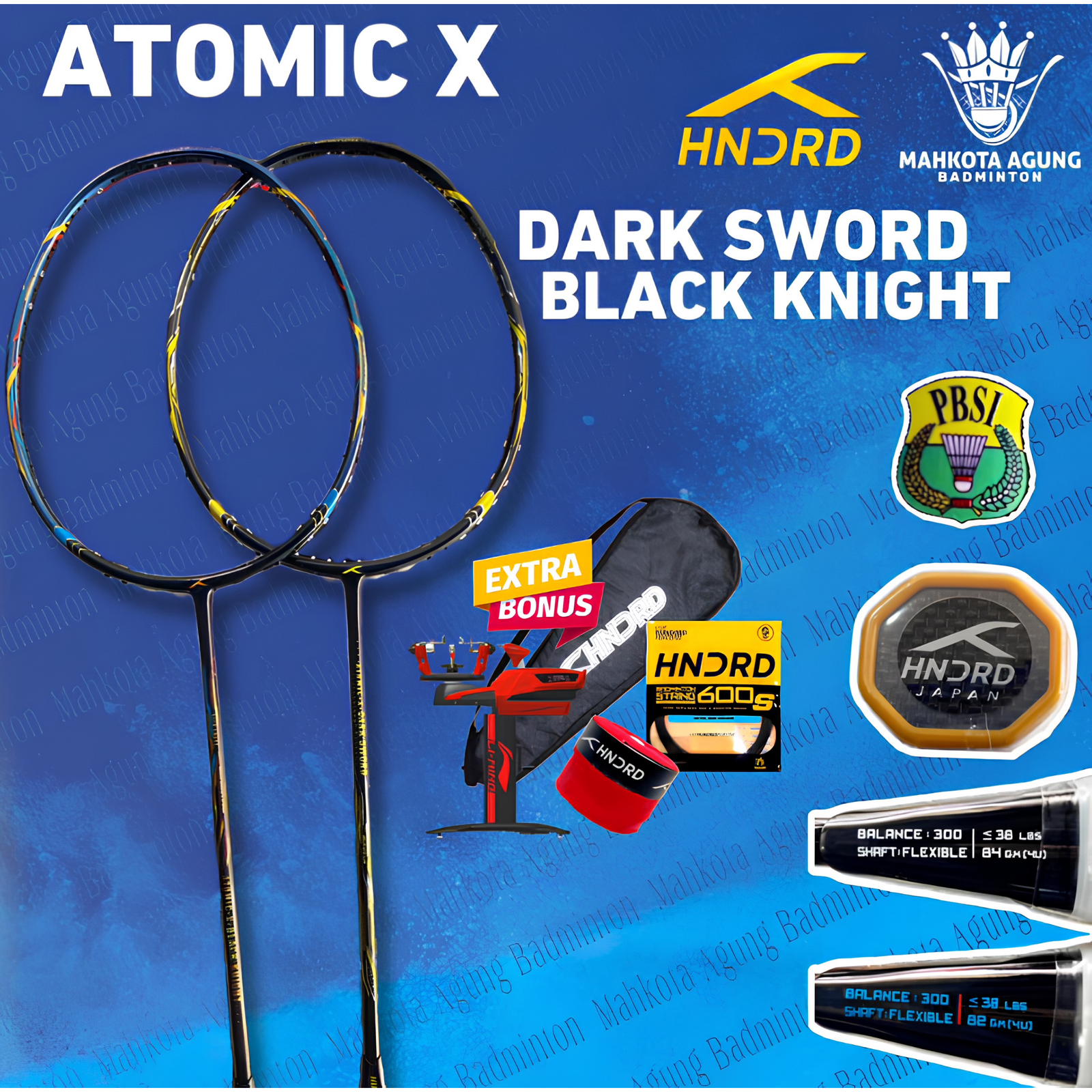 Raket Hundred Atomic X Dark Sword