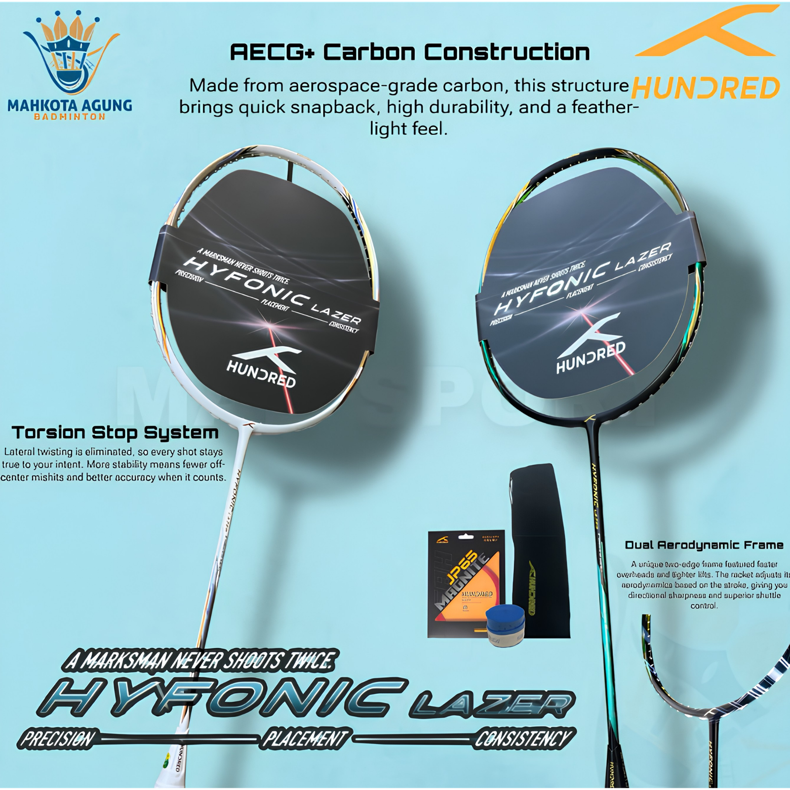 Raket Hundred Hyfonic Lazer